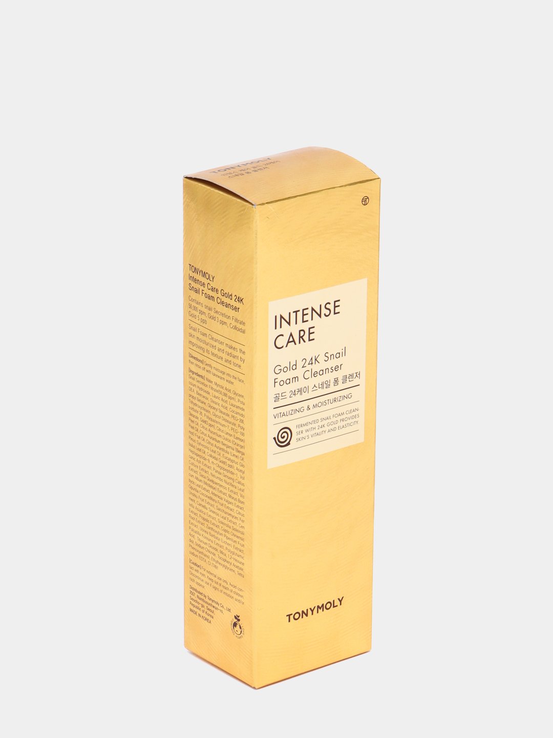 Пенка для умывания Intense Care Gold 24K Snail, для сияния и омоложения кожи - 