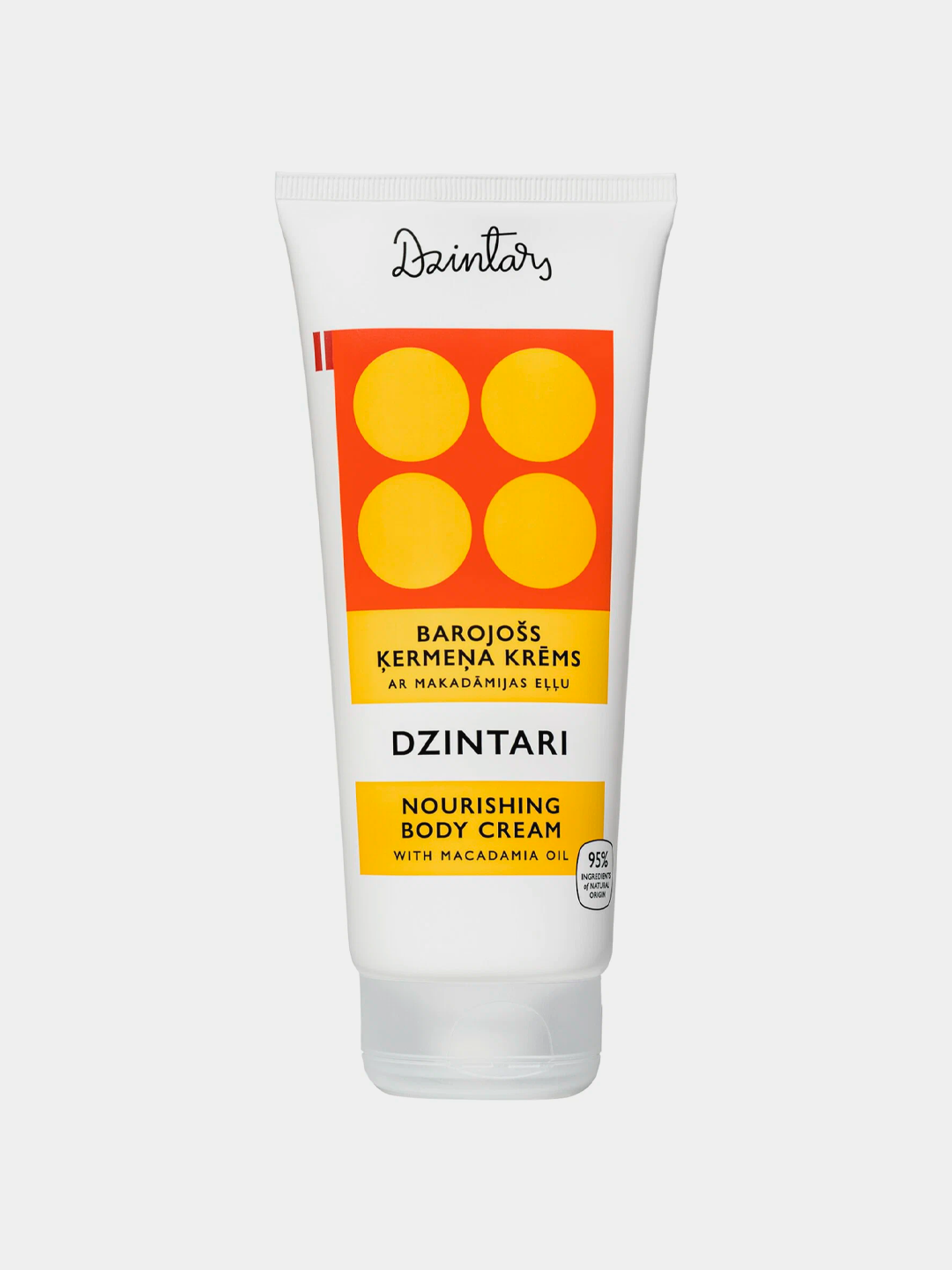 DZINTARS Крем для тела, питательный, Macadamia Oil, 200 мл - 