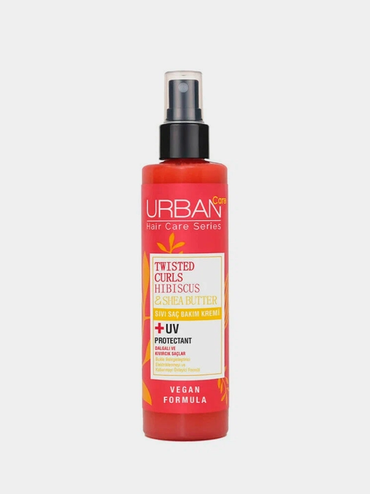 URBAN CARE Спрей-кондиционер для волос Twisted Curls с маслом гибискуса и ши 200 мл - 
