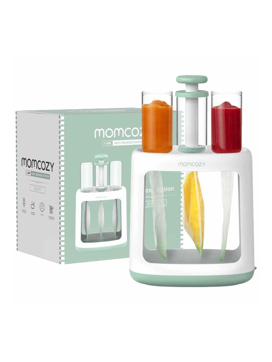 Momcozy Baby Food Maker Станция для приготовления пюре, с 5 многоразовыми пакетами