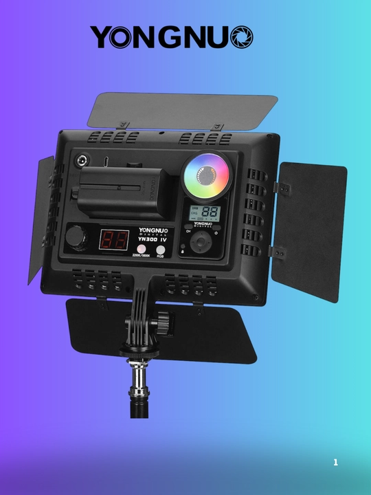 Yongnuo YN300 IV — RGB LED-видеосветильник с би-колор - 