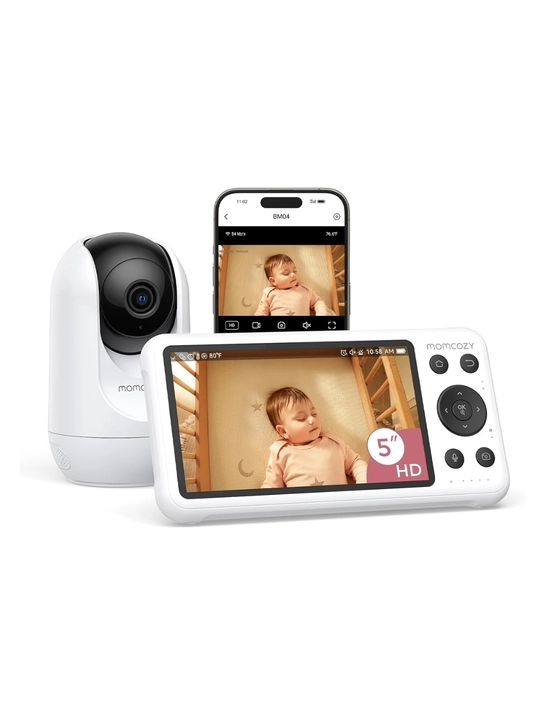 Momcozy aqlli WiFi video enagasi, kamera va 5 dyuymli ekran, BM04 modeli
