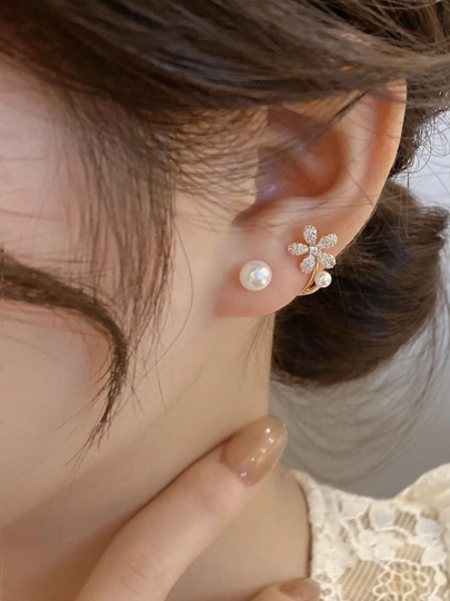 Серьги женские, элегантные, нарядные и повседневные — SMARTIZ-S925СЕРЬГИ-ЗОЛОТ