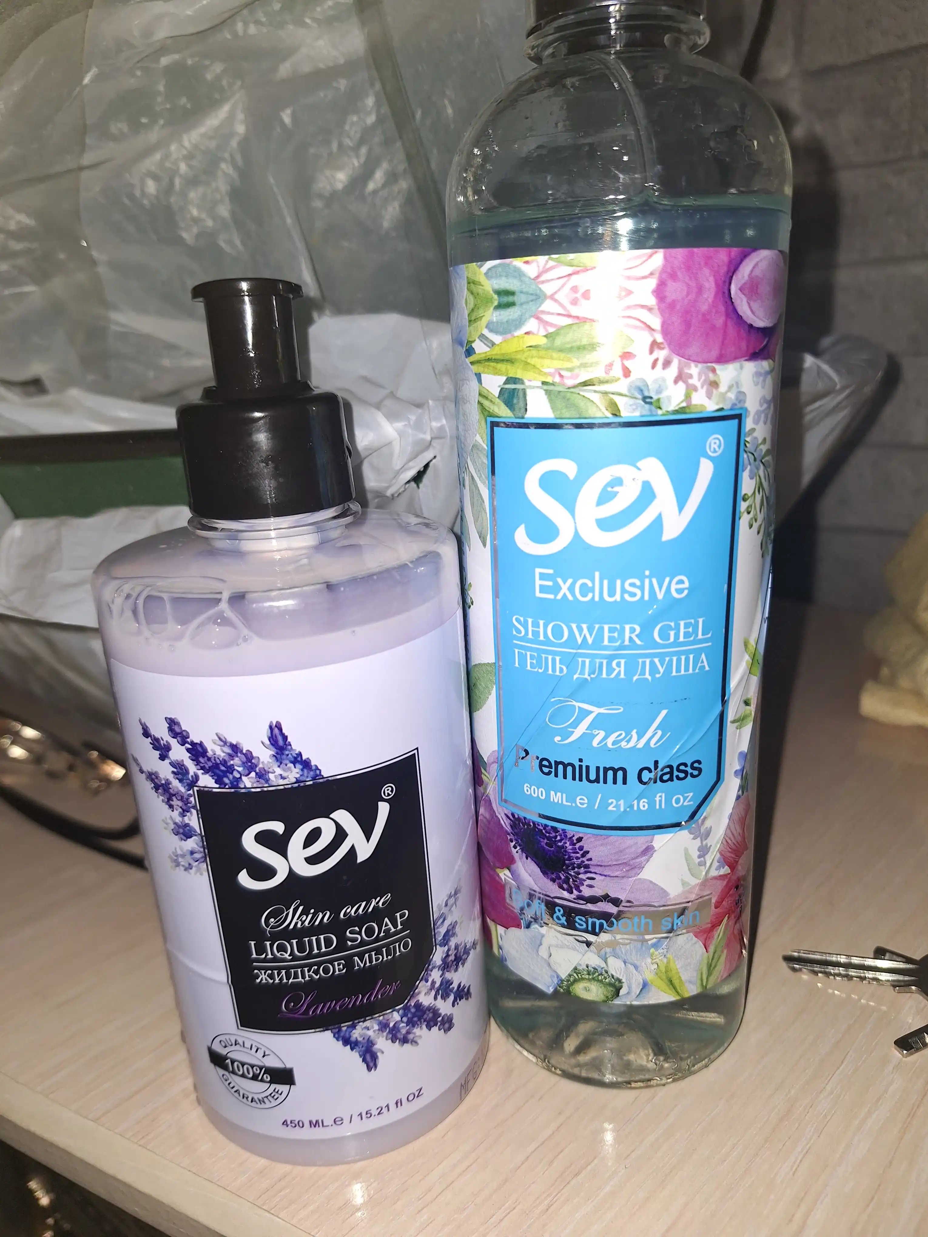 Gel dush uchun Sev "Silk", 600 ml