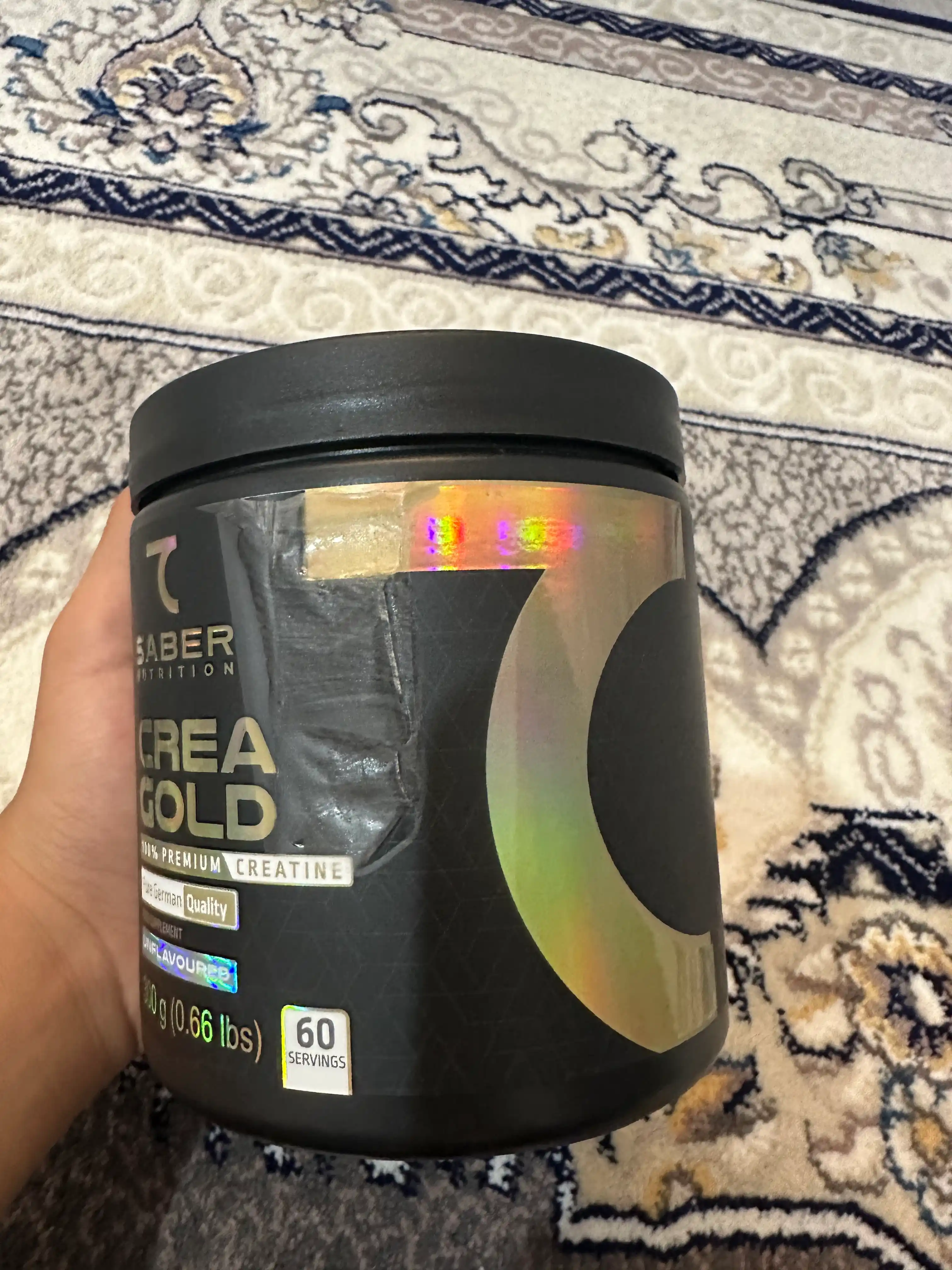 Kreatin monohidrat "7SABER CREATINE CREA GOLD", 300 g, 60 porsiya