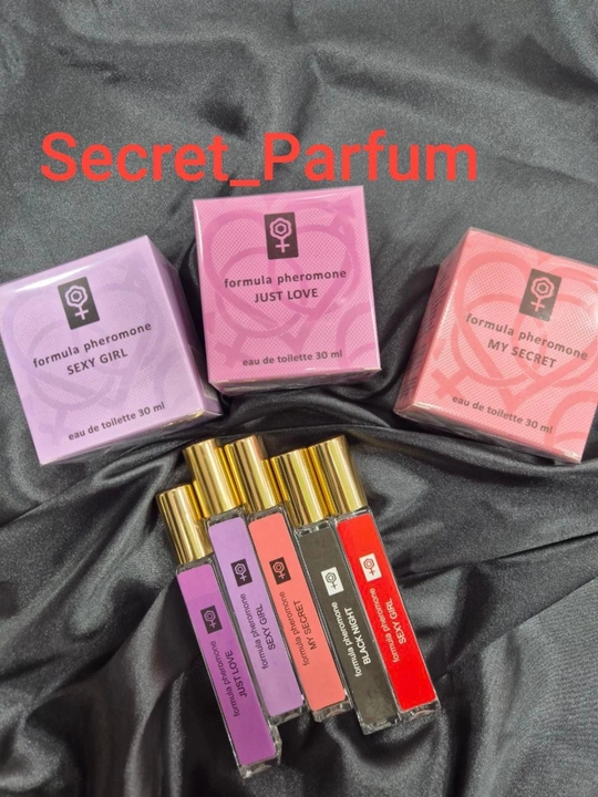 Ayollar va erkaklar uchun parfyumlangan feromon atir 5 tasi 1 da, 10 ml dan
