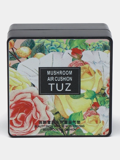 Тональный крем кушон BB TUZ Mushroom Cushion, пудра-кушон для лица, тональный крем, 12 г - 