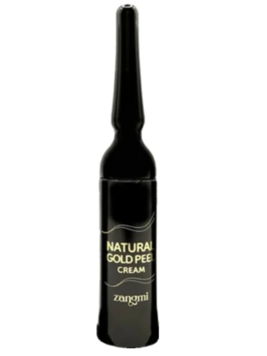 Крем пилинг Zangmi Natural Gold с микроиглами в форме шприца и с помощью водорослей