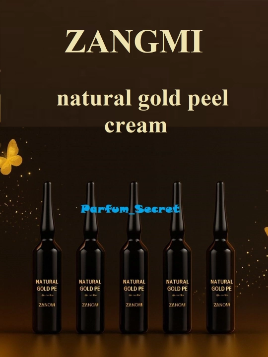 Zangmi natural Gold Peel Cream, shprits shaklidagi mikro igna kremi, suv o'tlari bilan - 