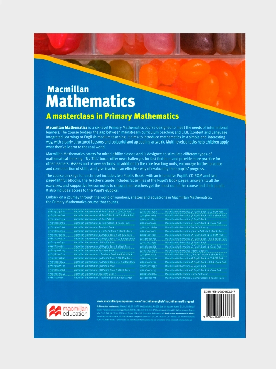 Учебники Macmillan Mathematics. 1,2,3,4 класс, комплект