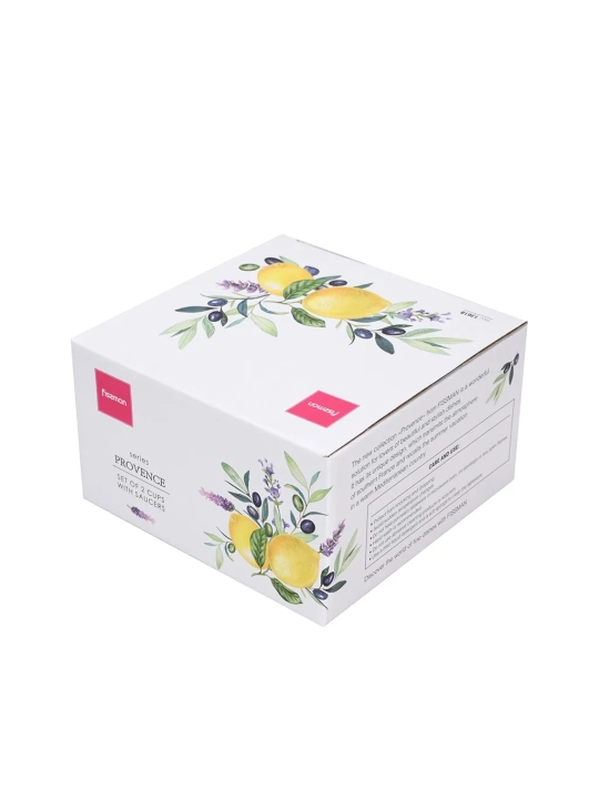 Farfor chashka FISSMAN Provence 250 ml 2 dona zamonaviy dizayn