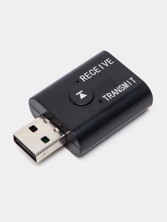 Адаптер bluetooth USB 5.0 AUX для авто, телевизора, пк - 