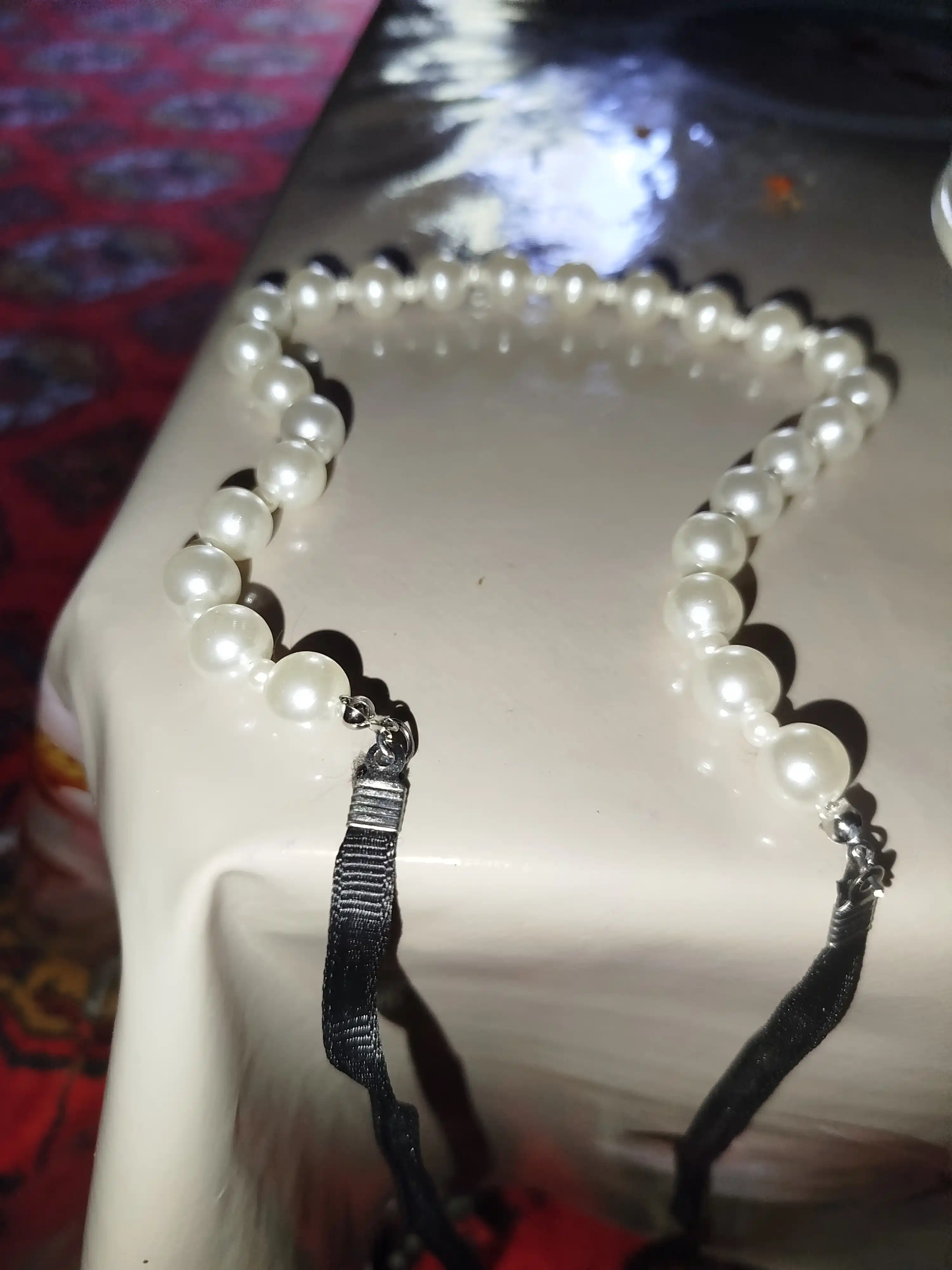Ayollar choker marvarid marjonlari