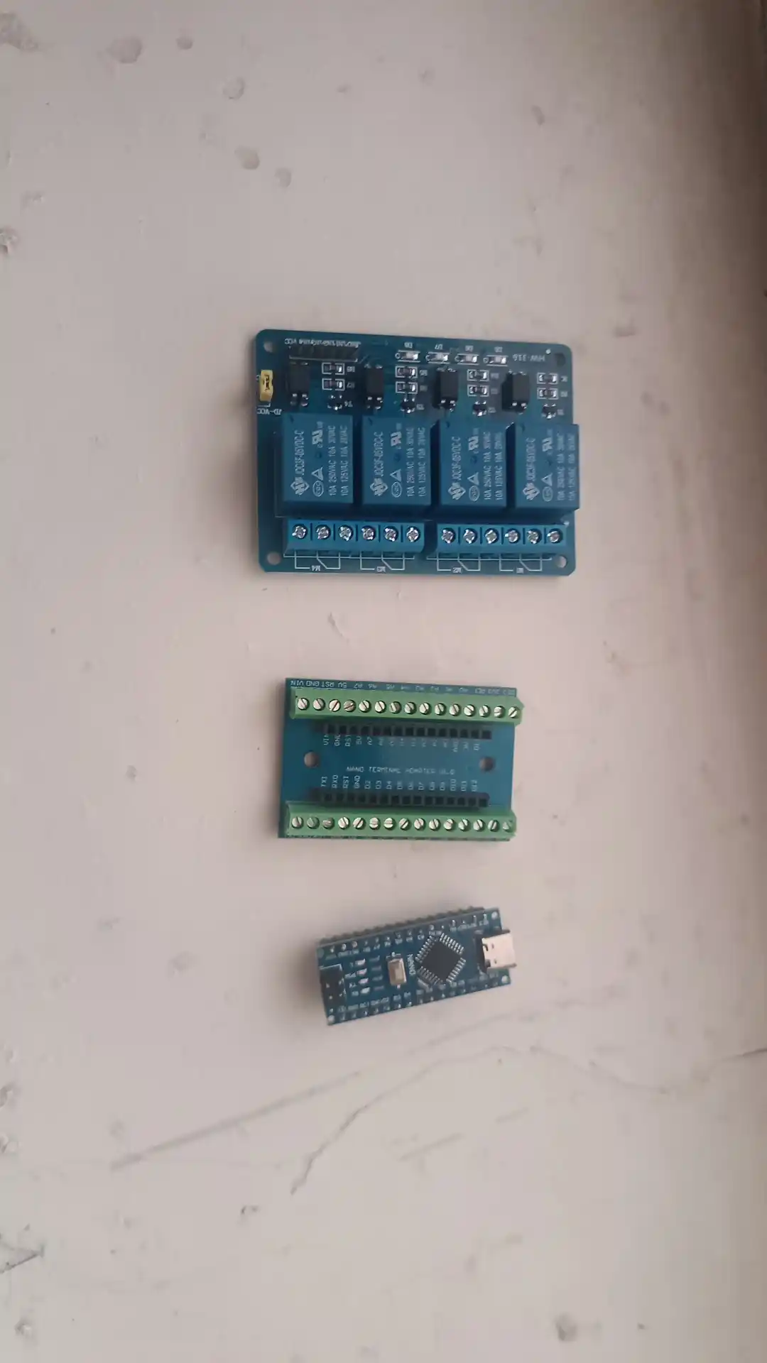 Rele moduli 1/2/3/4 kanal 5V 250V/10А