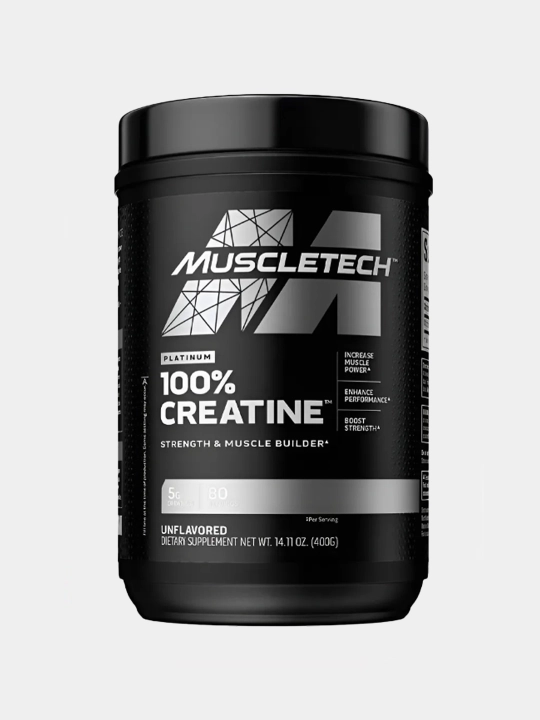 MuscleTech Platinum 100% Creatine dan kreatin, 80 ta porsiya, 400 g - 