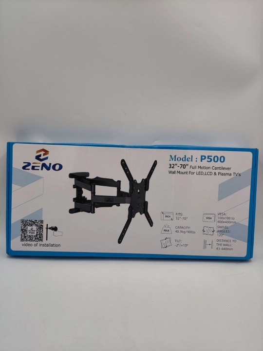 ZENO P-500, 32-70 dyuymli kronshteyn, televizor va monitor uchun taglik