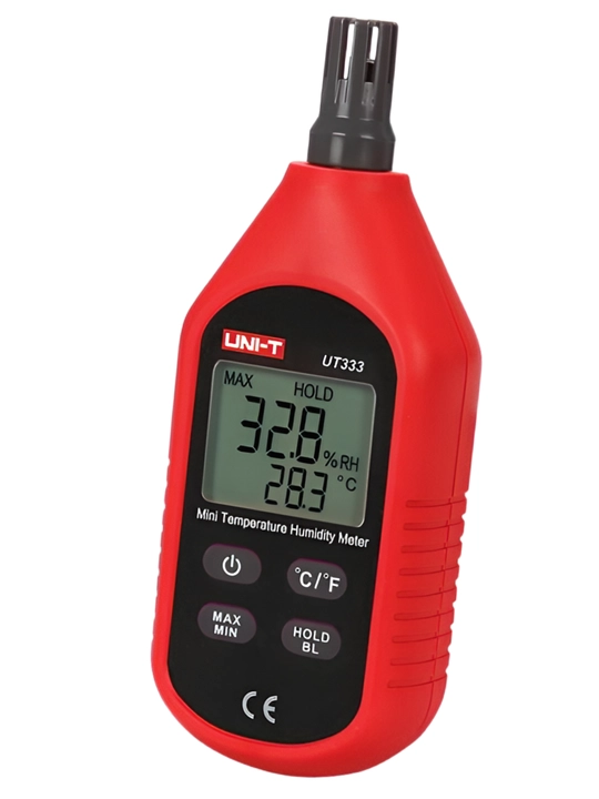 UNI-T ut333 namlik va harorat o'lchagichi. Termogigrometr. Diapazon 0-100% RH, -10+60C
