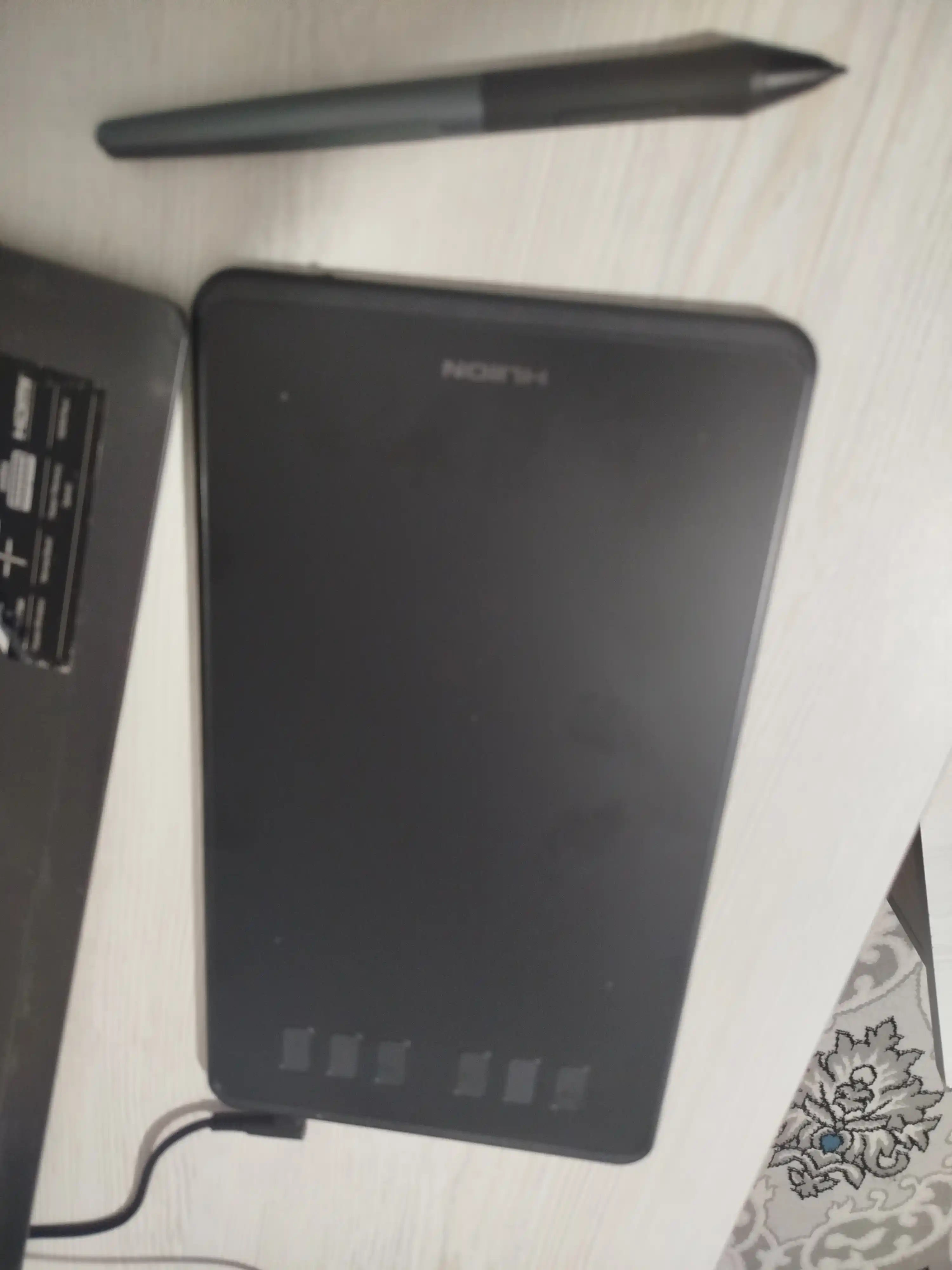 Графический планшет Huion H640P, USB, черный, H640PHUION