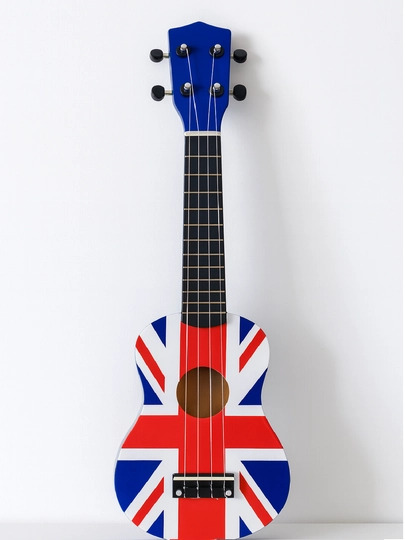 Укулеле с чехлом — GUIT-UKULELE-СИНИЙ
