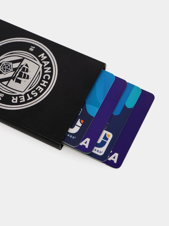 Металлический картхолдер-RFID-защита, для банковских карт, ID карт