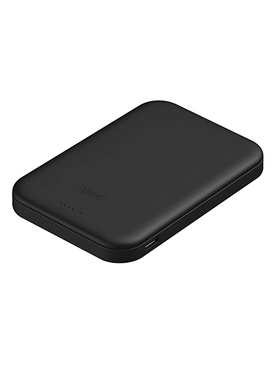 Simsiz power bank Uniq Lexa 5000 mA/h eko-charmli powerbank, MagSafe va tezkor quvvatlash