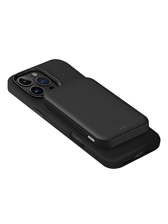 Simsiz power bank Uniq Lexa 5000 mA/h eko-charmli powerbank, MagSafe va tezkor quvvatlash