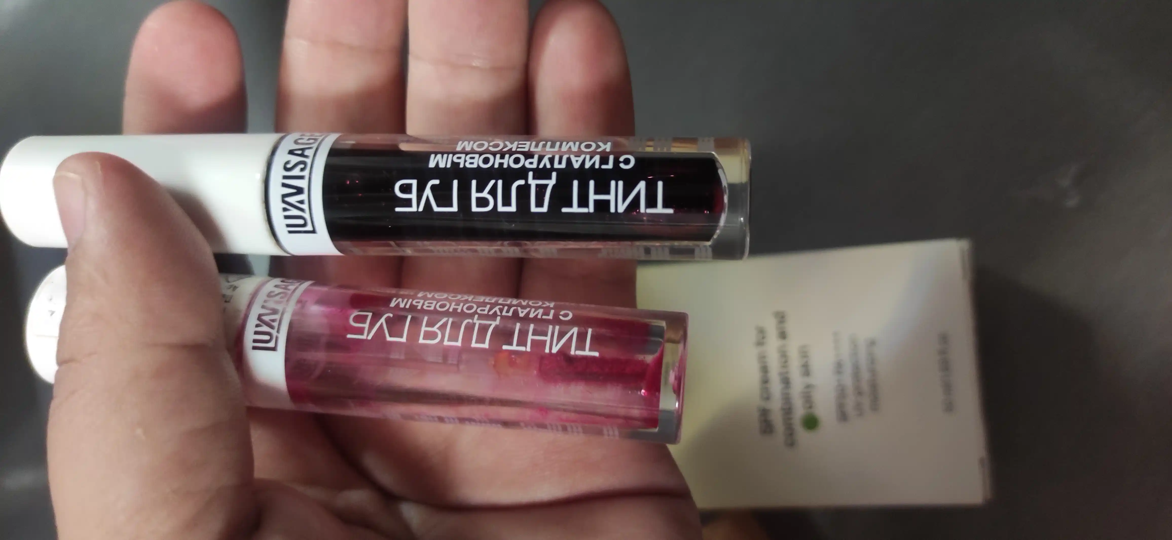 Оттеночный гель тинт для губ Luxvisage Lip Tint Aqua Gel