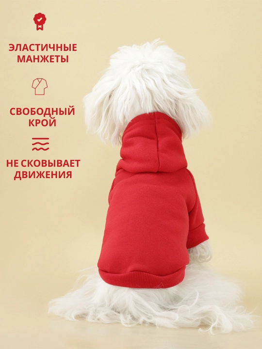 Худи для собак, толстовка, с капюшоном