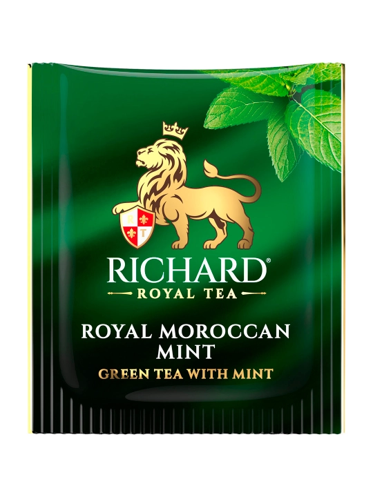 Richard "Royal Moroccan Mint" choyi, yashil, xushbo‘y, 25 sashetx2 g