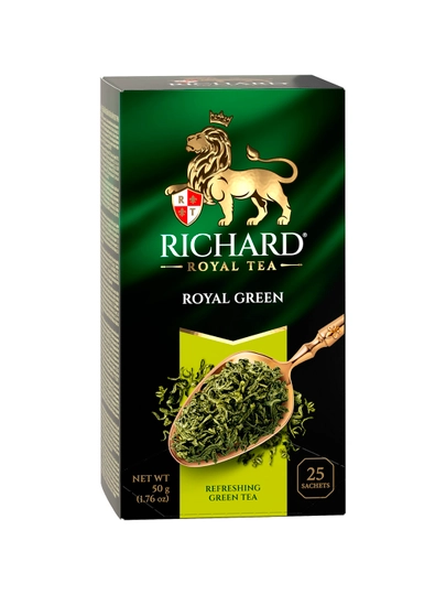 Чай Richard "Royal Green зеленый, 25 сашетх2 г — DANIHA-DFCVM20