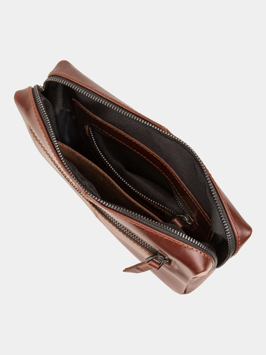 Erkaklar uchun Classic barsetka, buzoq terisidan, 11 rangda, 23×15×6 sm.