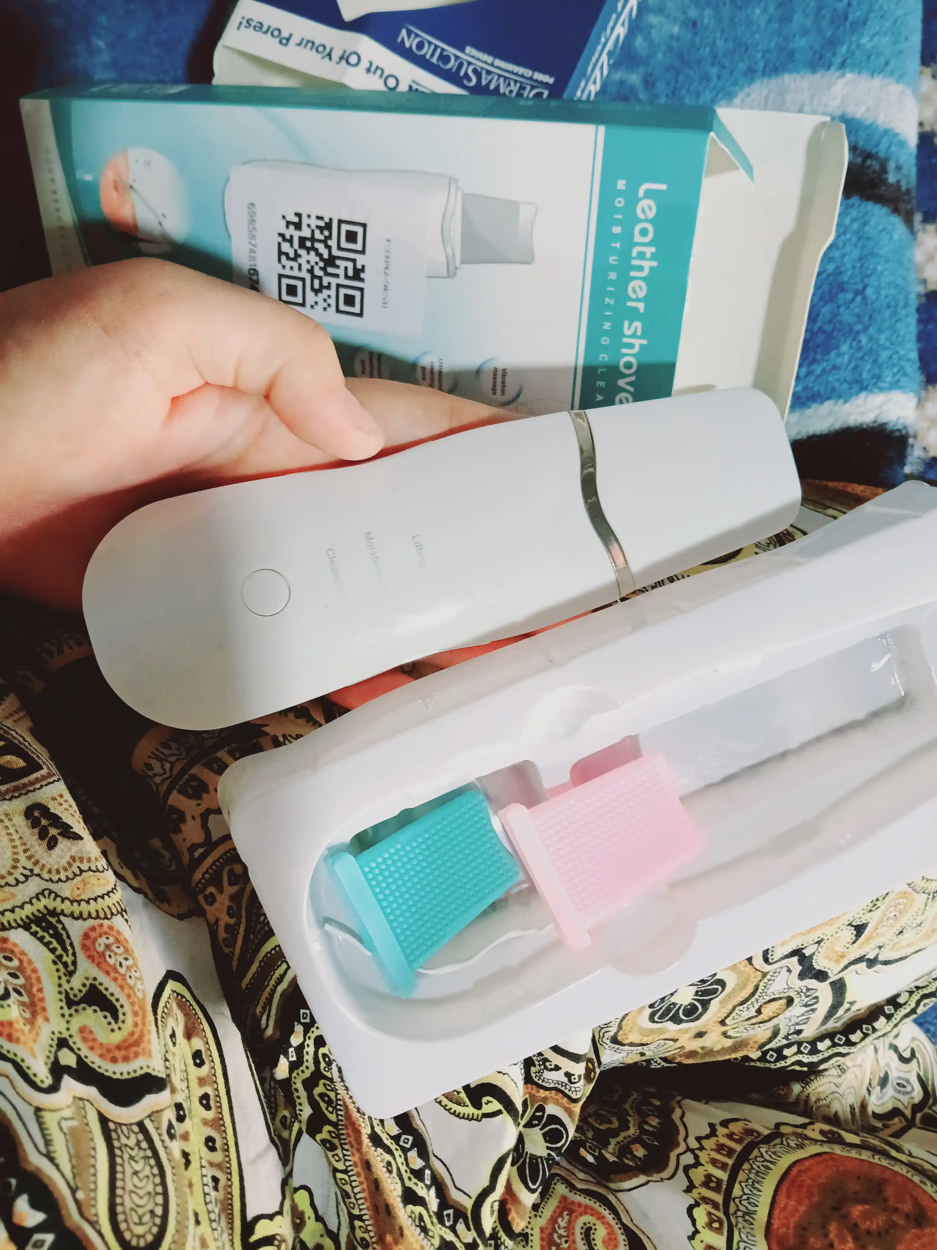 Ультразвуковой аппарат для чистки лица, уз-скрабер, для лифтинга и пилинга, Skin Scrubber