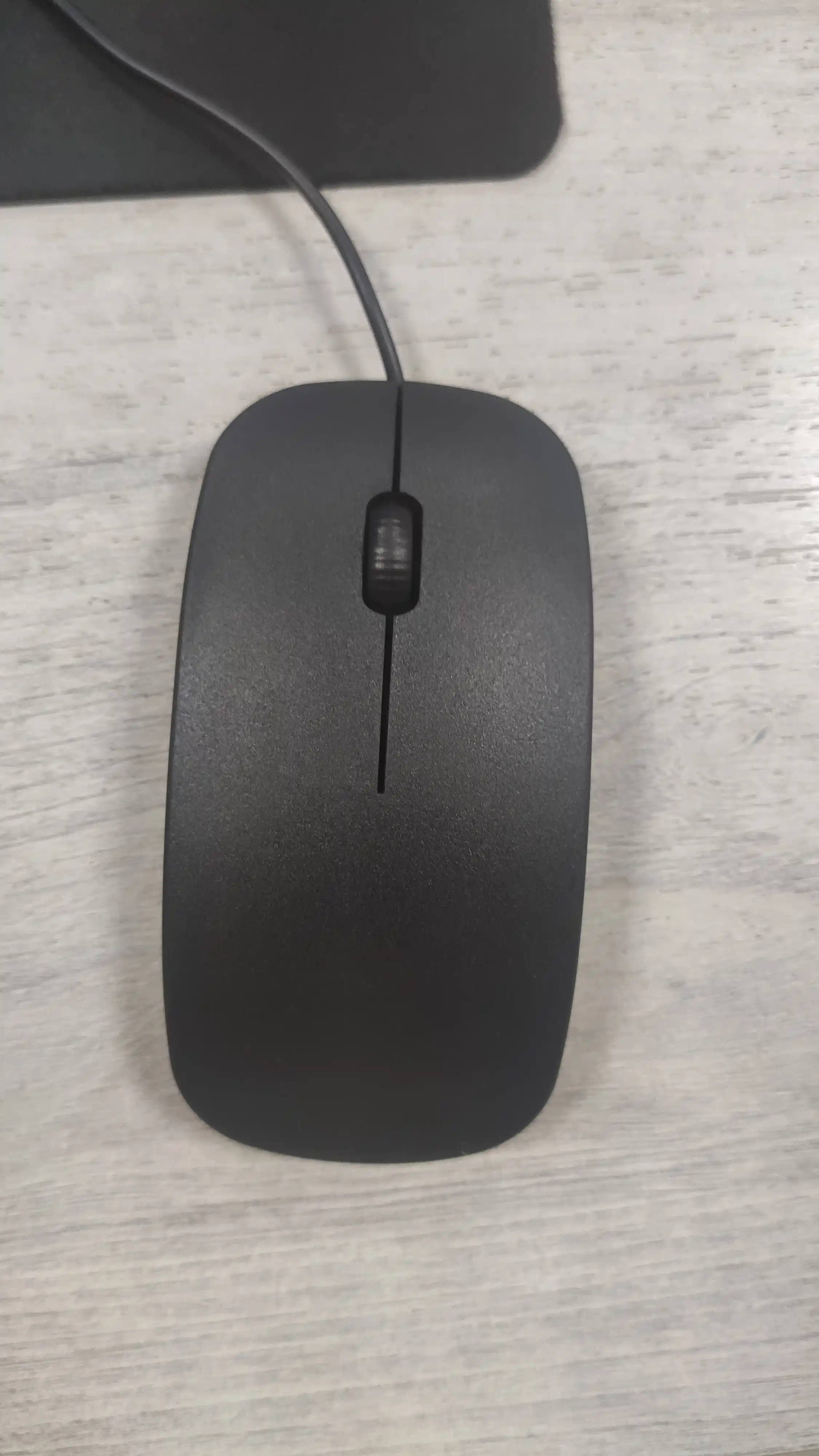 Проводная USB мышка для компьютера и ноутбука, черная, удобная, офисная, эргономичная