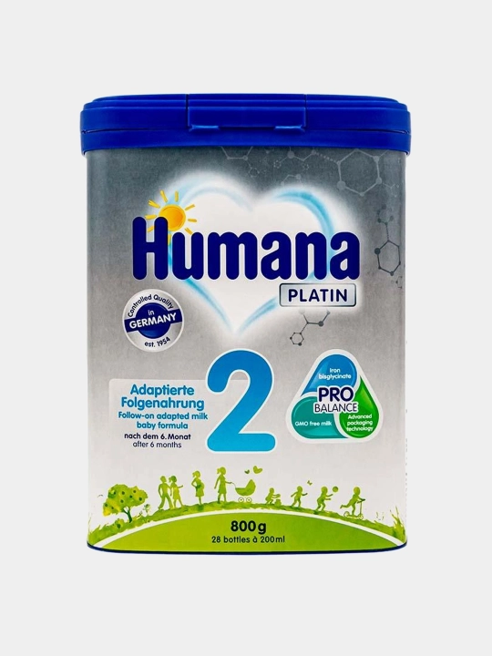 Смесь Humana Platin 2 MP, 800 г - 