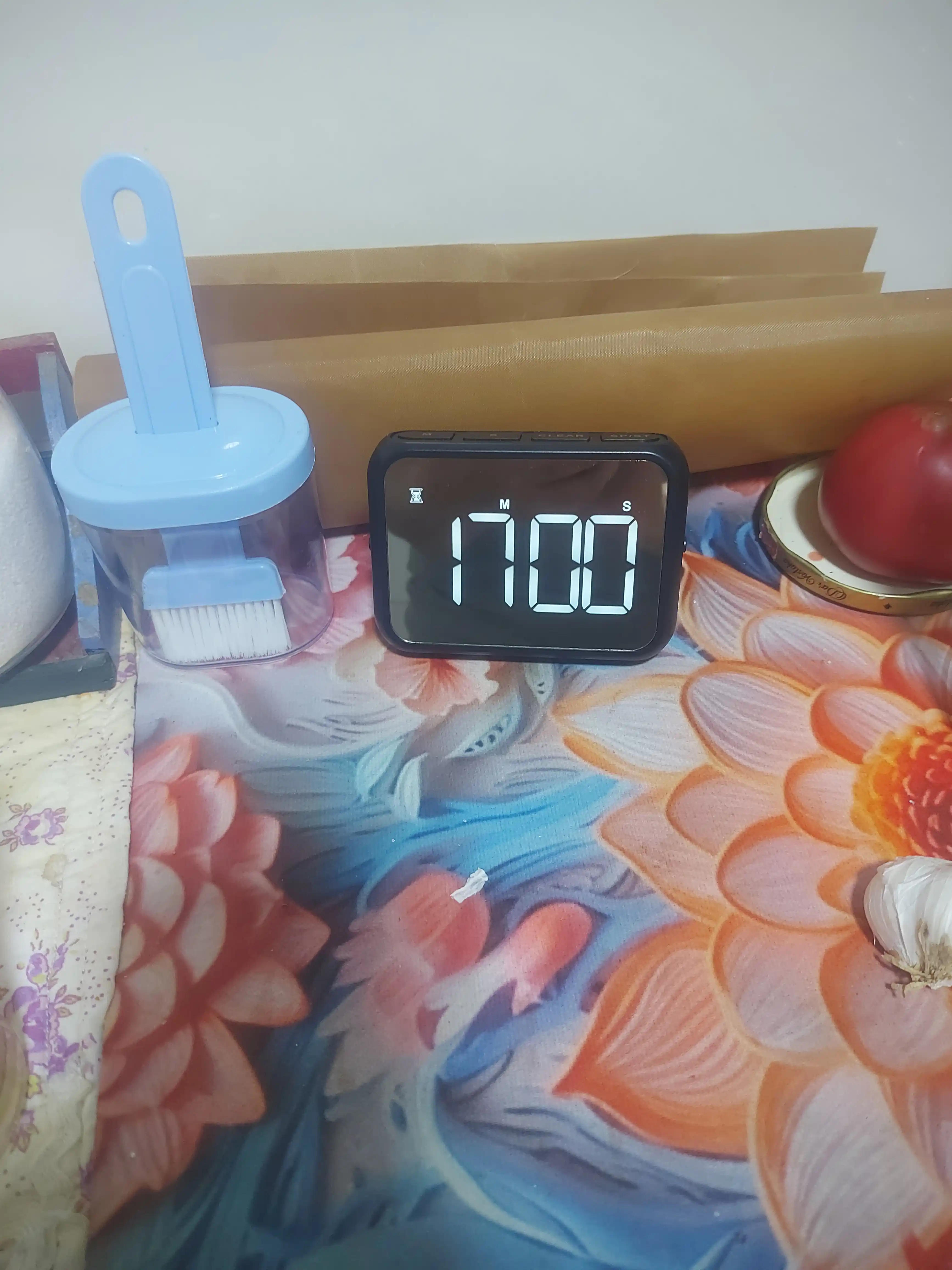 Таймер, кухонный секундомер, на магните, с подставкой