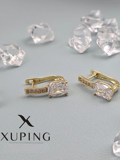 Женские серьги, бижутерия, Xuping — 1001PRT-BXUPING-ЗОЛХАКИ