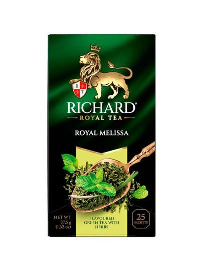 Чай Richard "Royal Melissa", зеленый, 25 сашетx1,5 г — DANIHA-DFCVM23