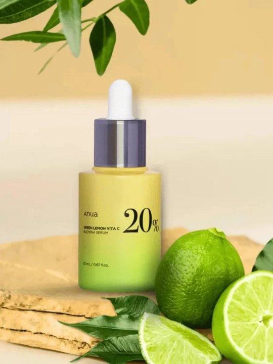 Осветляющая сыворотка для лица с экстрактом цитрусовых ANUA Green Lemon с витамином С - 