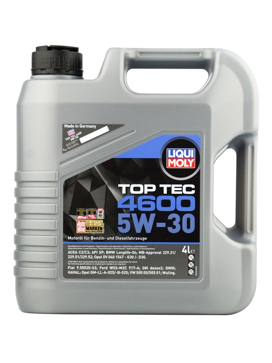 Моторное масло LIQUI MOLY TOP TEC, 4600, 5w-30