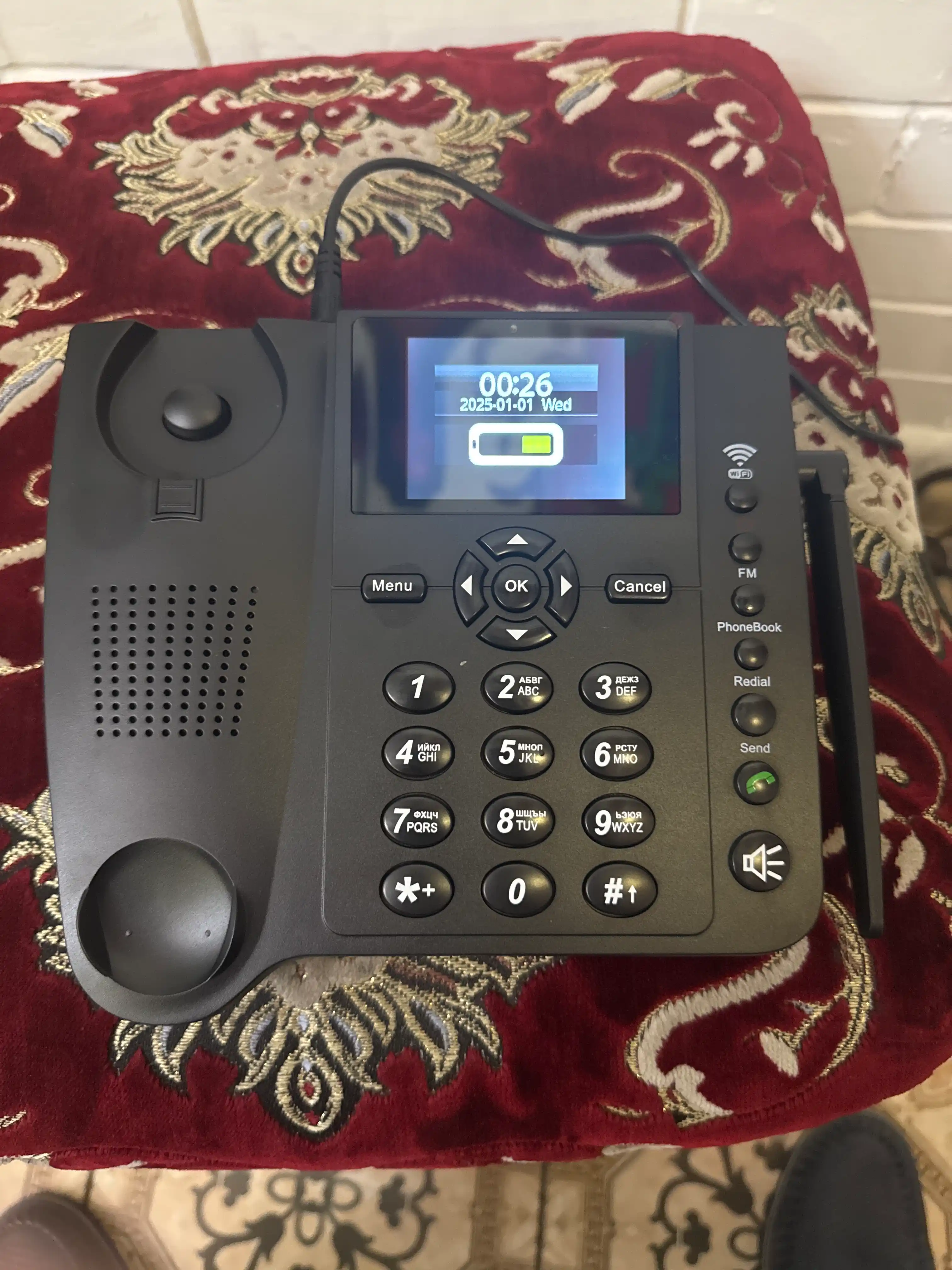 Телефон Texnomax 4G HOME аккумулятор 2000 мАч 4G связь