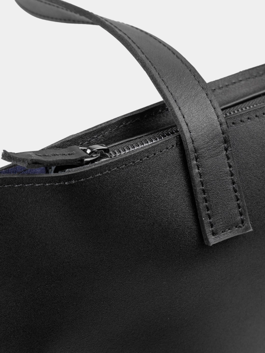 Ayollar uchun tabiiy charmdan shopper sumka, turli ranglarda, 43×31 sm