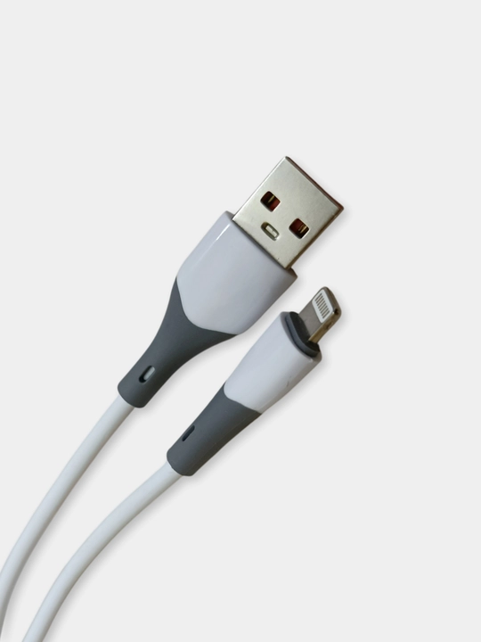 Silikon kabel Lightning 6A, tezkor quvvatlash, uzunligi 1 m