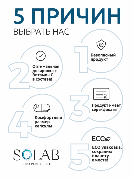 Витамины группы В, SOLAB, 60 капсул