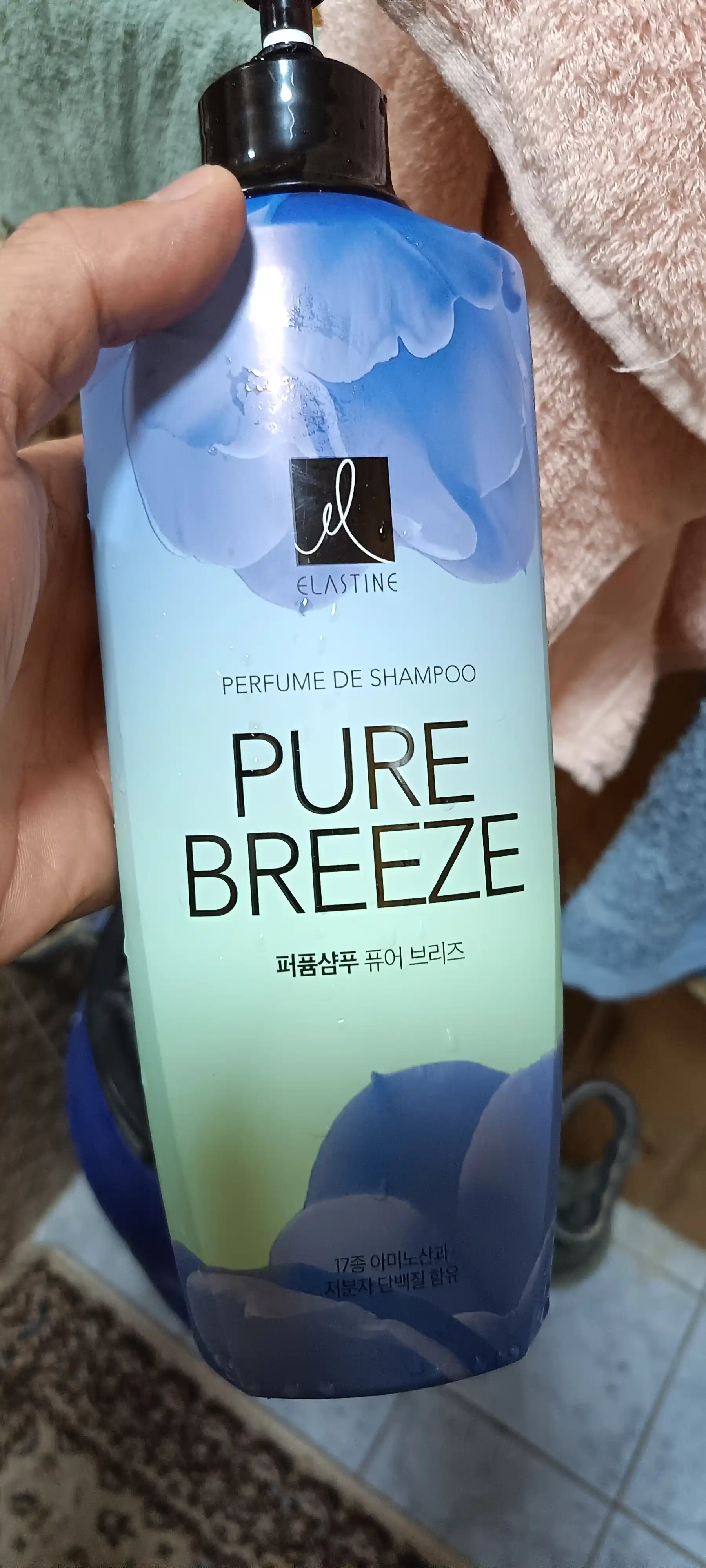 Parfyumlangan shampun LG Elastine, kuchliroq va uzoqroq hidga ega, 600 ml