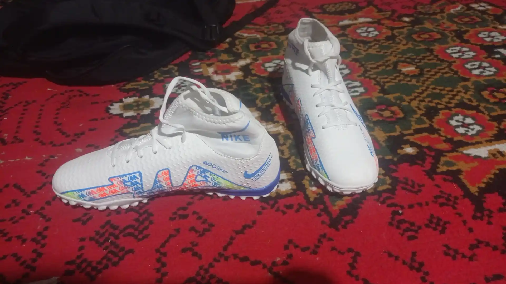 Футбольные бутсы Air Zoom, сороконожки, с манжетом и Полуманжеты, яркие цвета