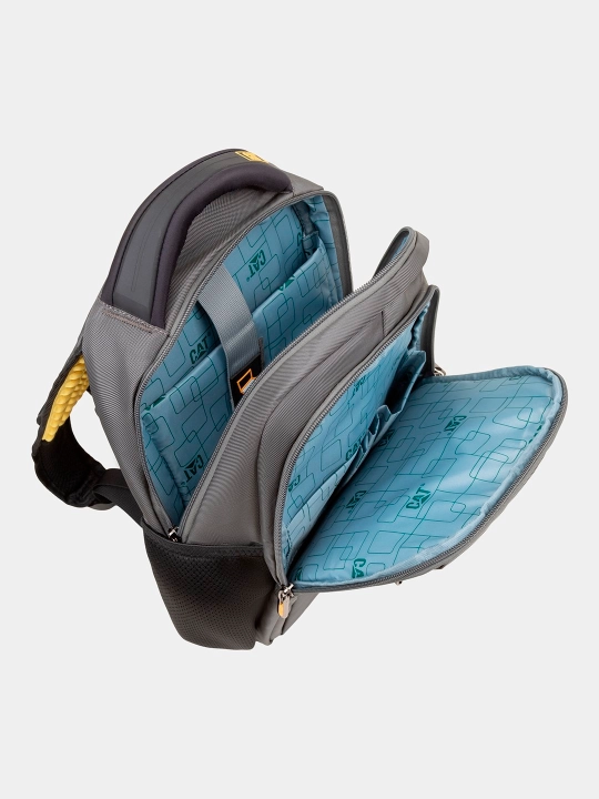 Maktab uchun erkaklar ryukzagi Caterpillar CAT 0186# — 30×38×12 sm, noutbuk uchun bo‘limli