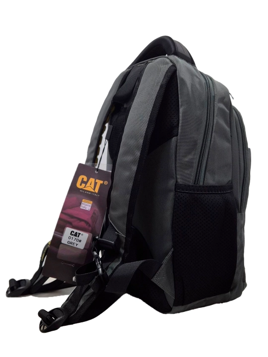 Maktab uchun erkaklar ryukzagi Caterpillar CAT 0186# — 30×38×12 sm, noutbuk uchun bo‘limli