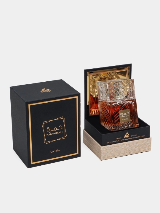 Parfyumlangan suv Lattafa Perfumes Khamrah, 100 ml