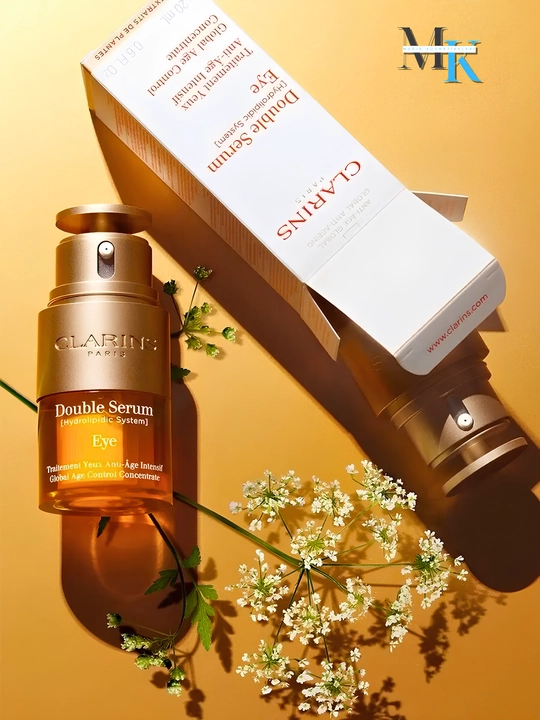 Ko'z atrofidagi ajinlarga qarshi yoshartiruvchi, namlovchi zardob - Clarins Double Serum Eye, 20 ml
