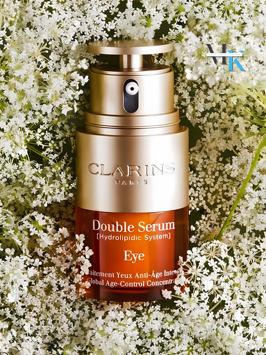 Ko'z atrofidagi ajinlarga qarshi yoshartiruvchi, namlovchi zardob - Clarins Double Serum Eye, 20 ml